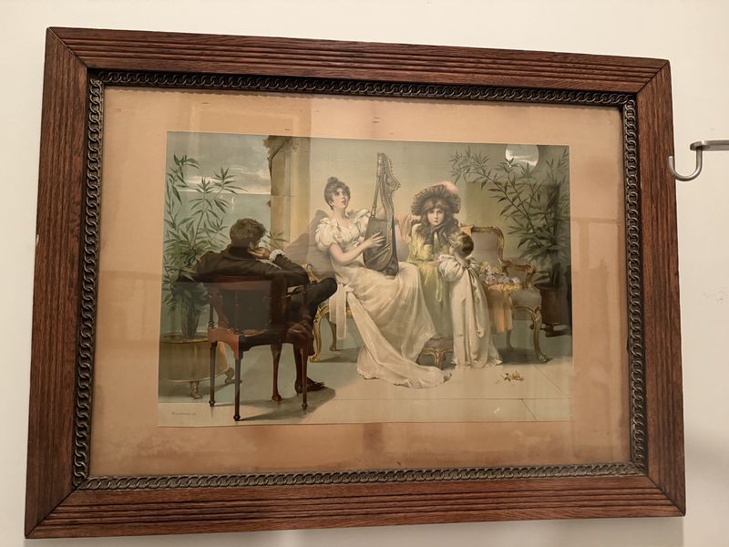 M. Goodman 1909 Color Print Large