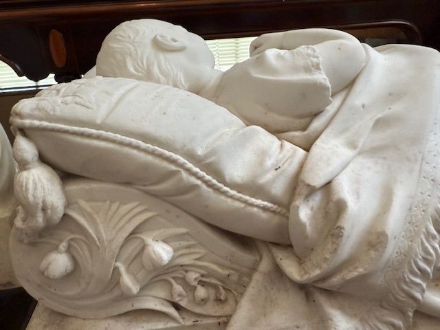 FRANCIS JOHN WILLIAMSON  Carved Marble Baby