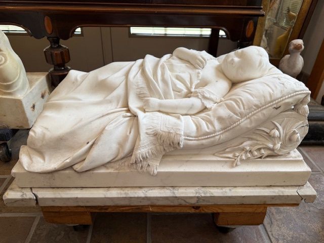 FRANCIS JOHN WILLIAMSON  Carved Marble Baby