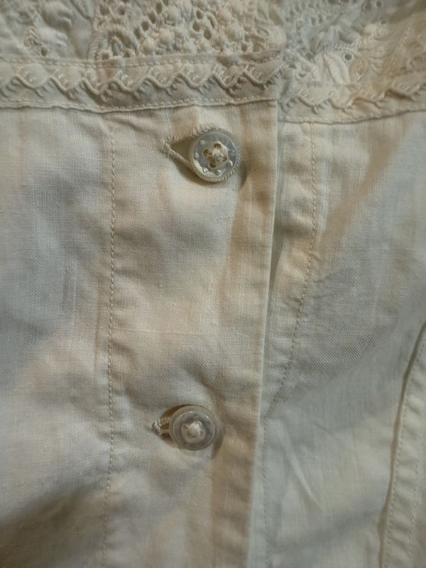 Antique Woman's Blouse MOP Buttons