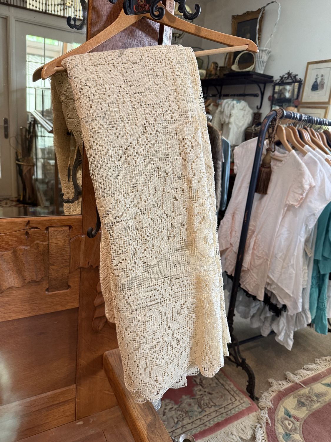 Ecru Lace Bedcover or Table Clothe