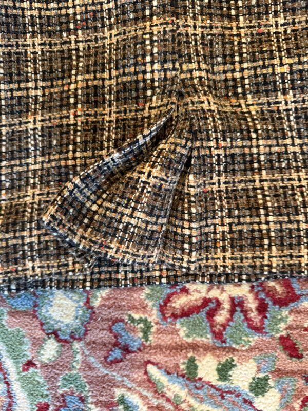 Vintage Tweed pencil Skirt Fall Colors