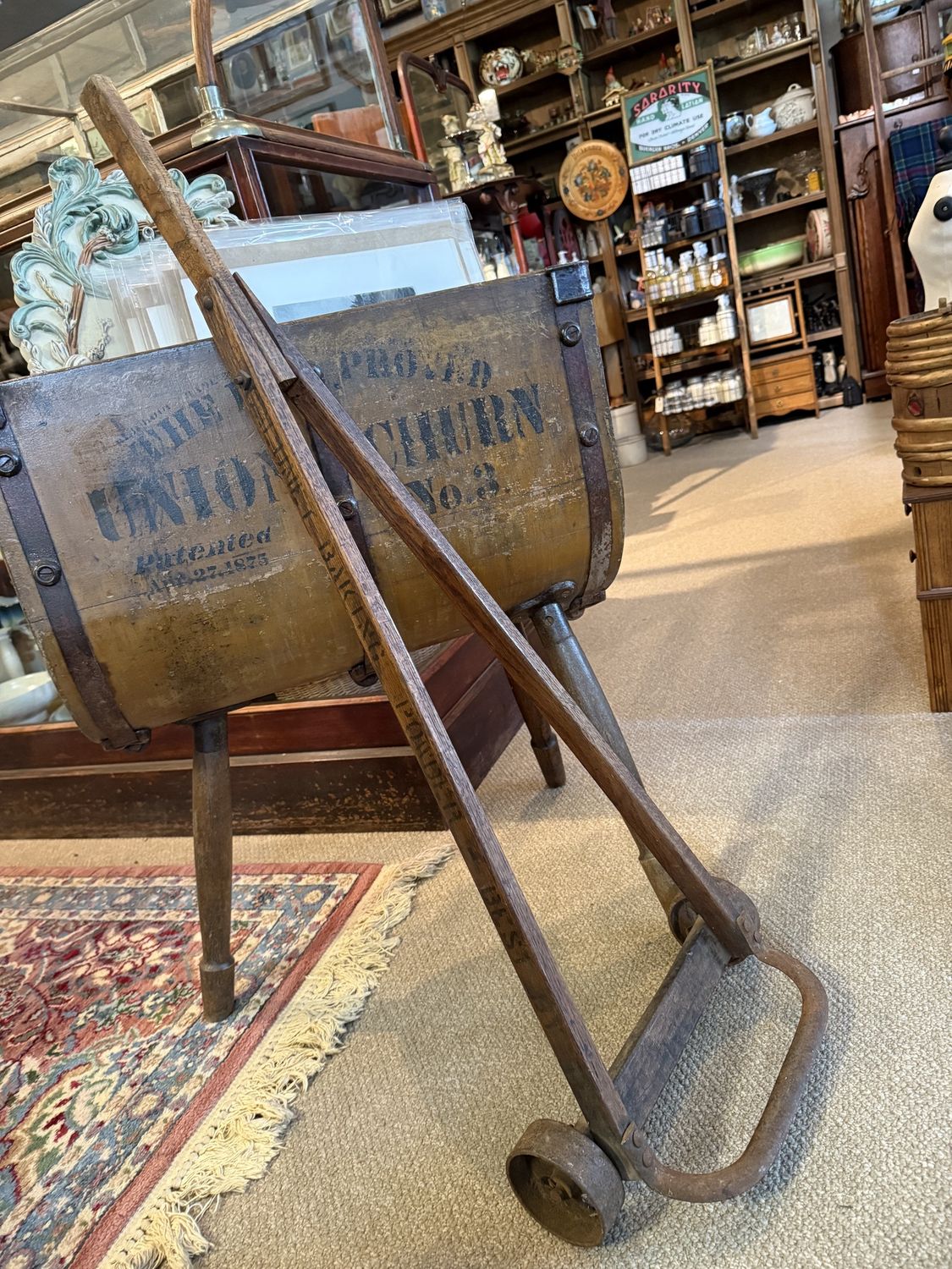 Antique Advertising Dolly Hand Truck
