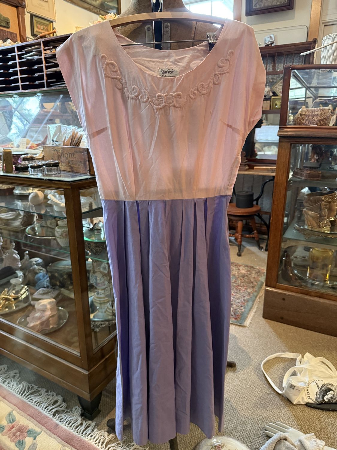 Vintage Cotton Pastel Dress