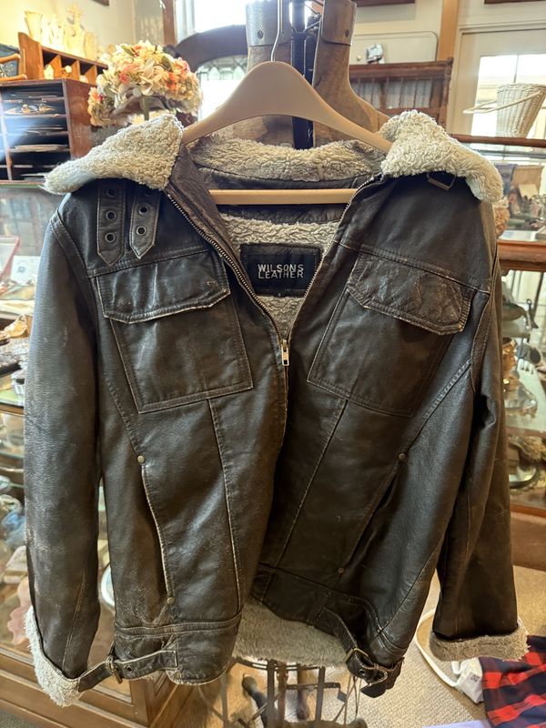Vintage Leather Bomber Wilson&#39;s