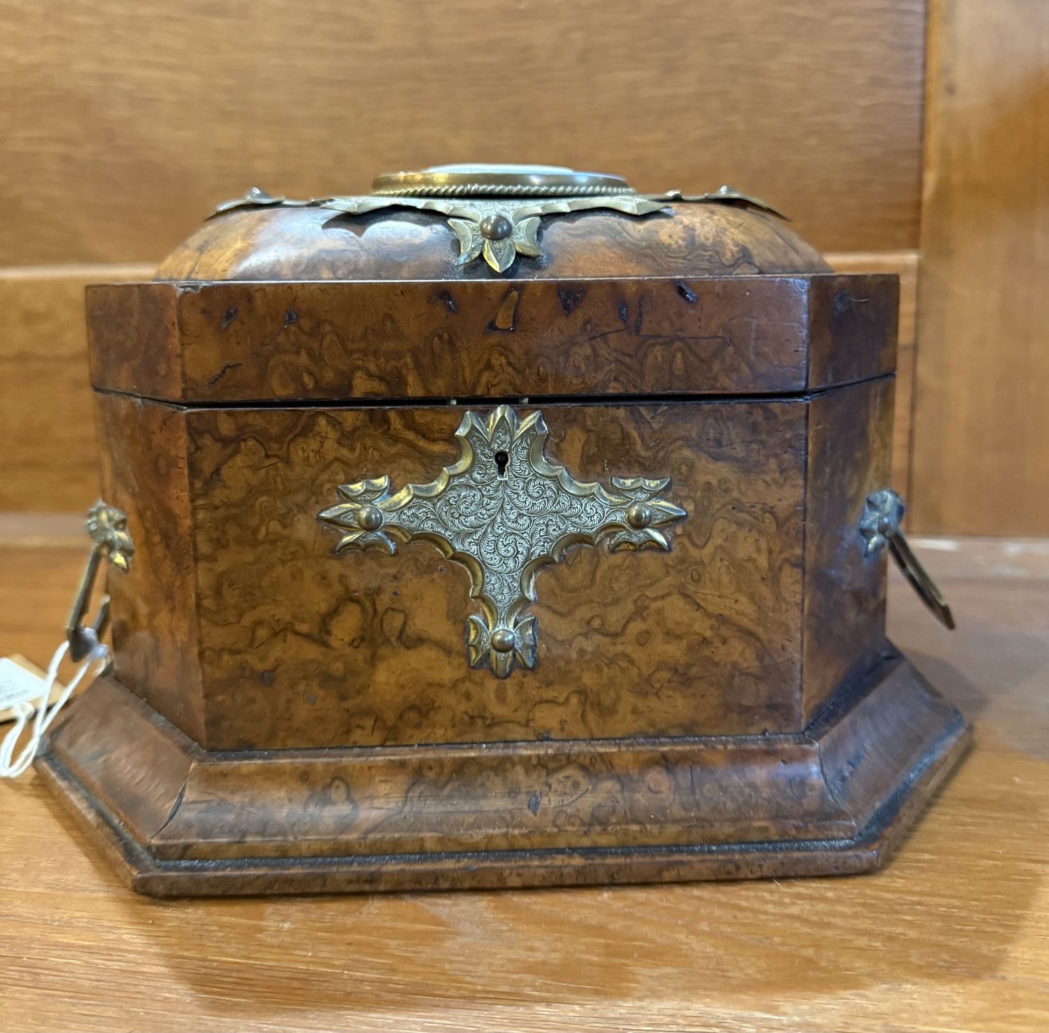 Antique English Tea Caddy C.1860 No Key