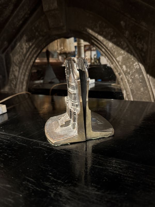 Bronze Capitol Building Bookends