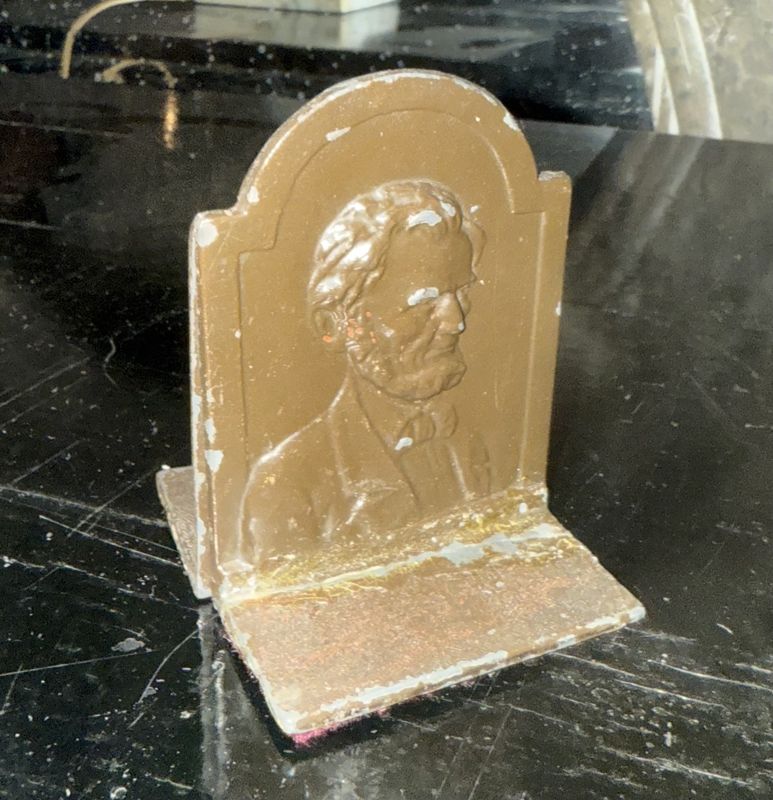 Mini Lincoln Bookends