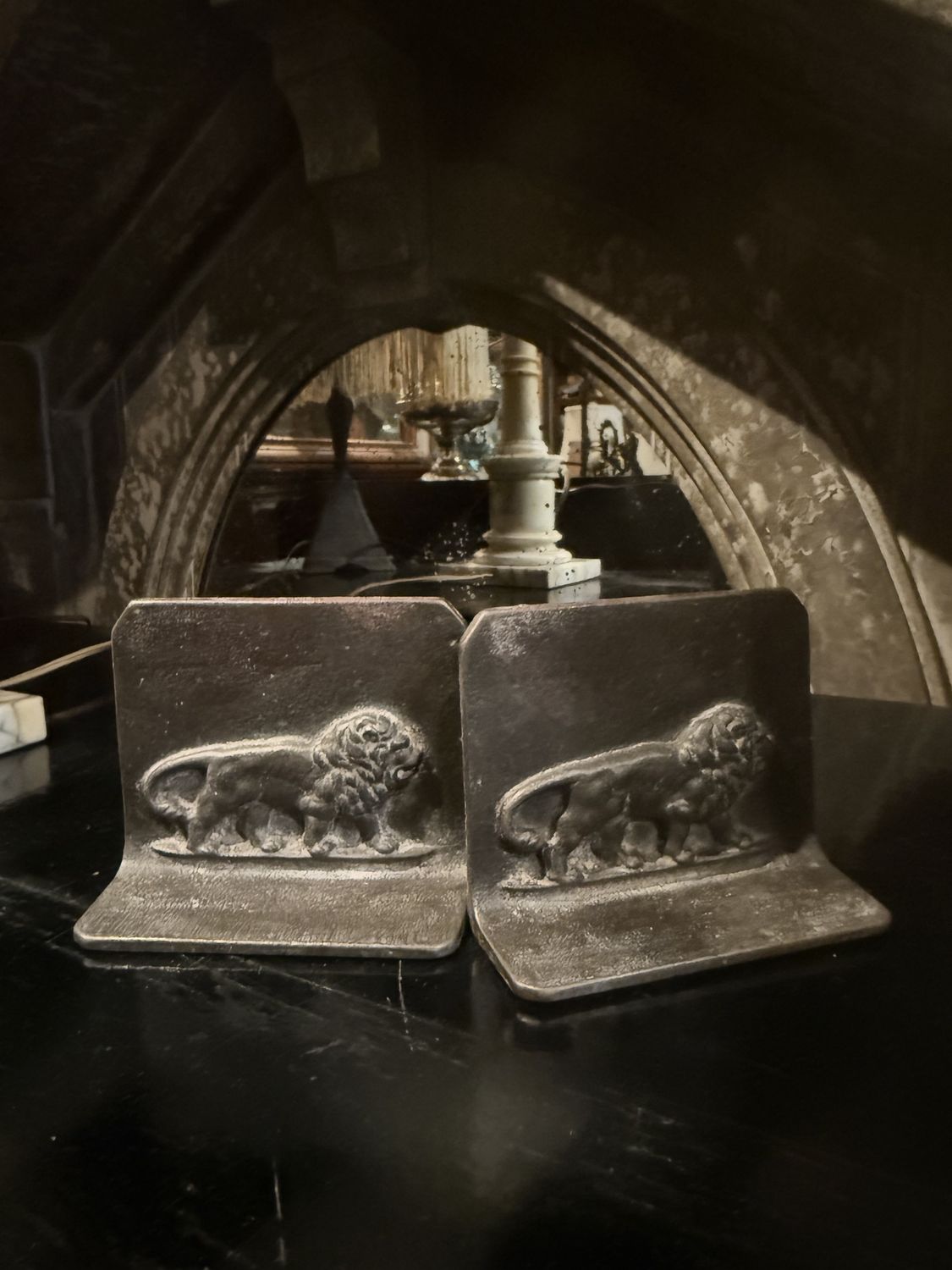 Lion Bookends