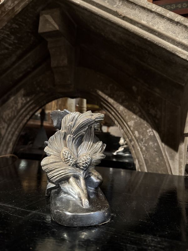 PMC Pinecone Bookends Silver