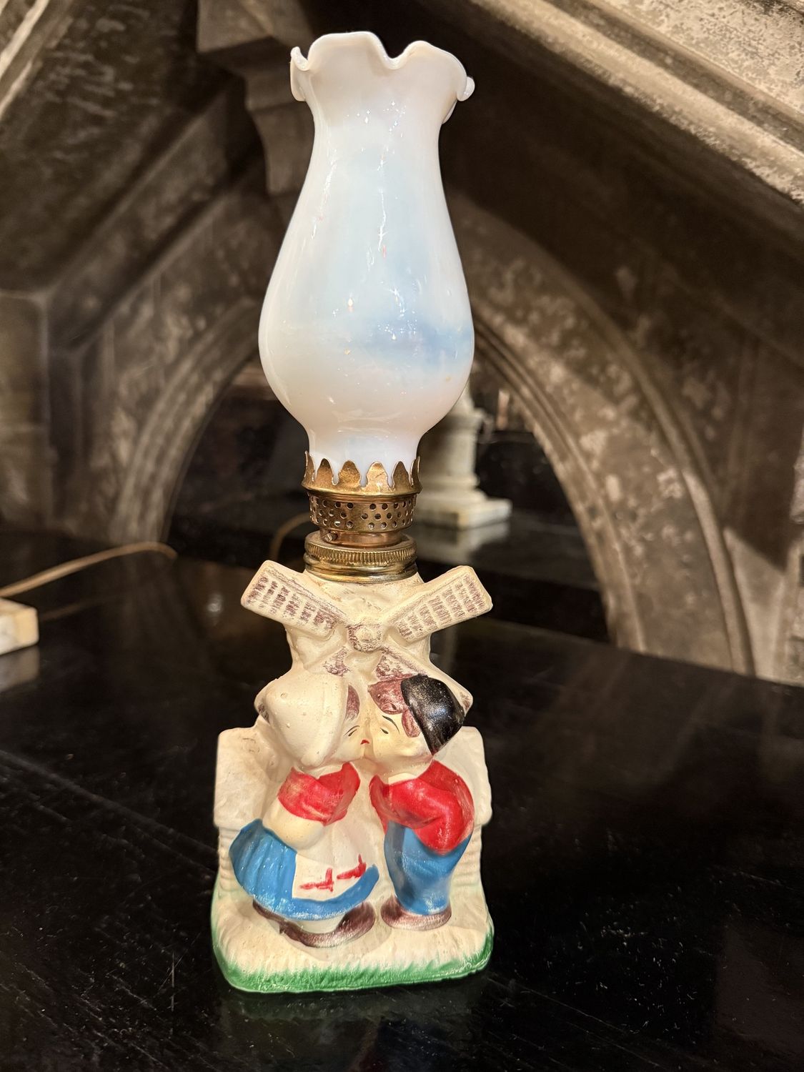Miniature Oil Lamp DutchWindmill