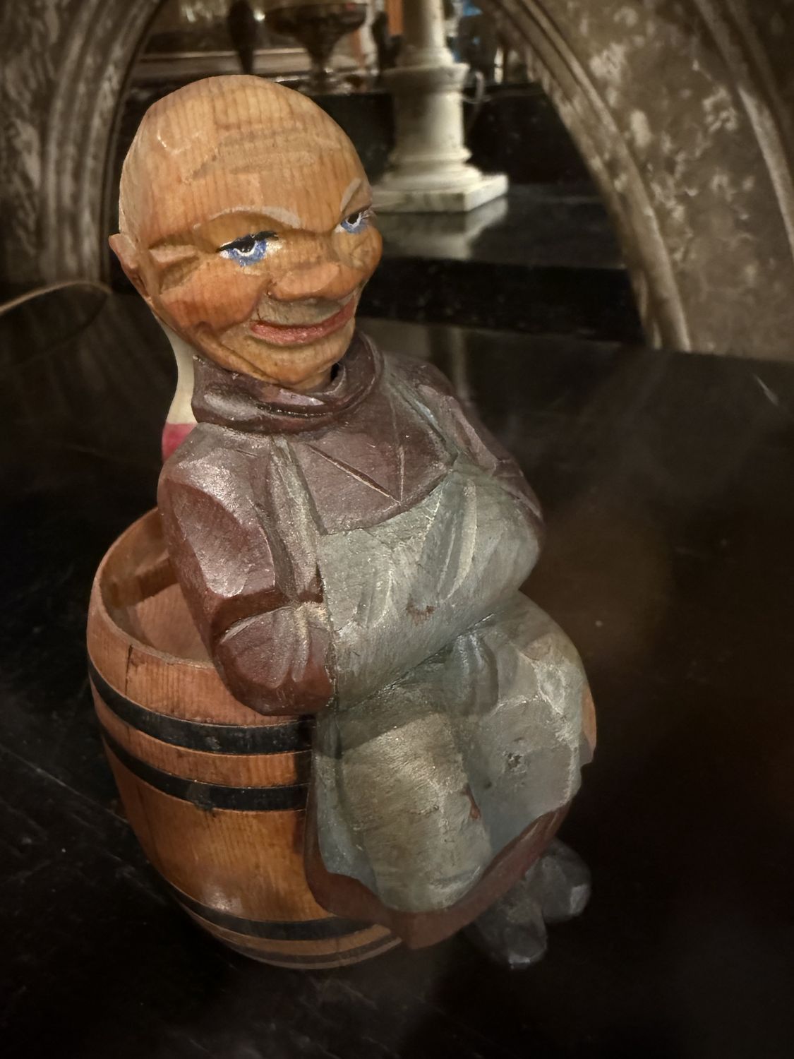 Anri Carved Wood Bartender Miller