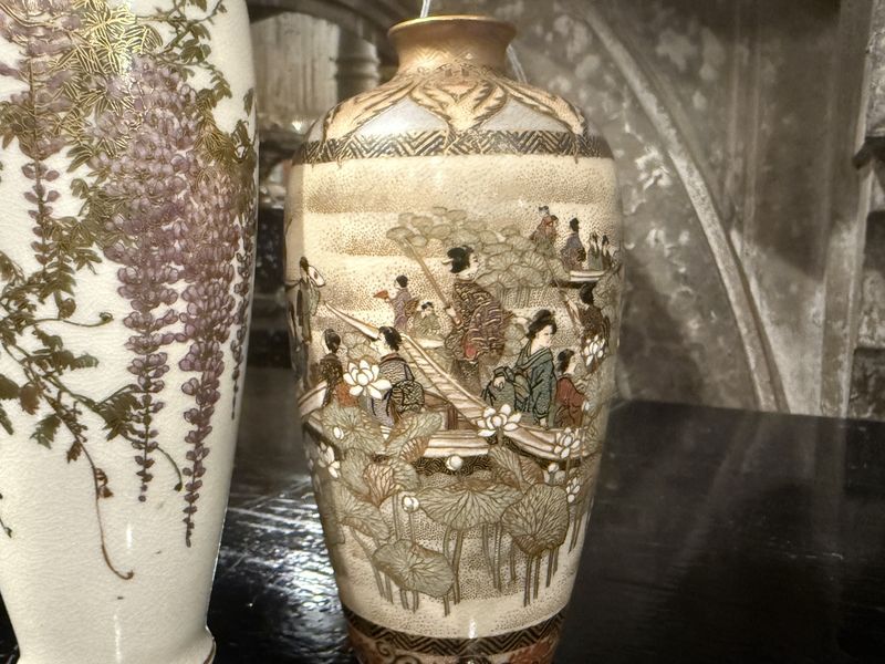 Meiji Period Japanese Satsuma  Vase