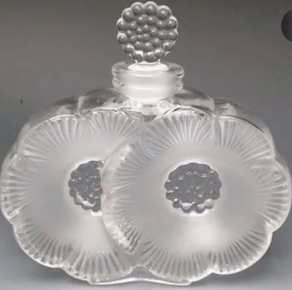 Lalique Perfume Bottle Double Daisy - Deux Fleurs