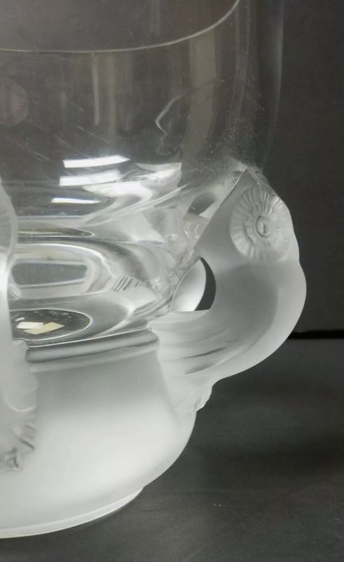 Lalique France Owl Bowl
