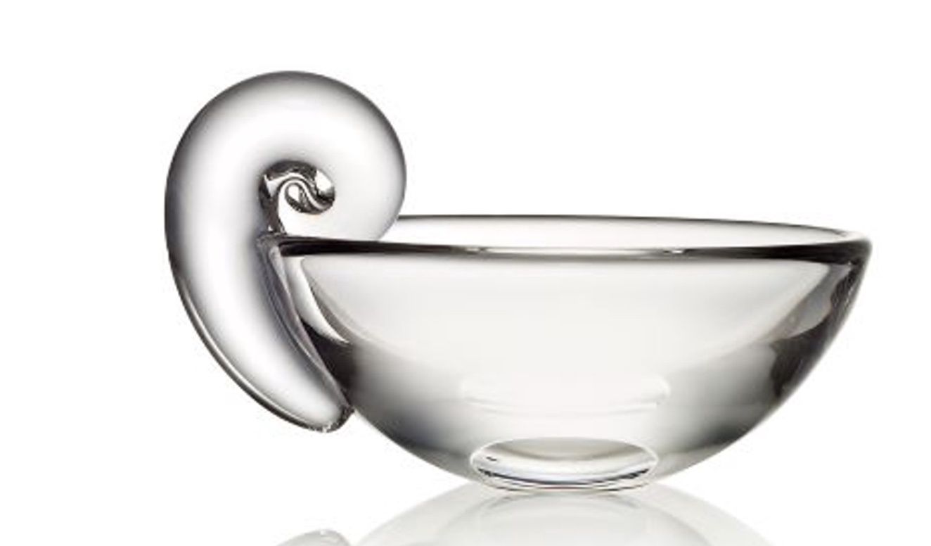 Crystal Vintage Steuben Olive Dish