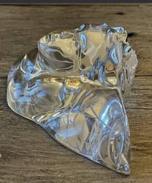 Crystal Baccarat Cherub Paperweight