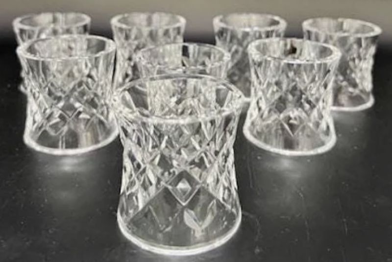 Crystal Waterford  Comeragh Napkin Rings EACH