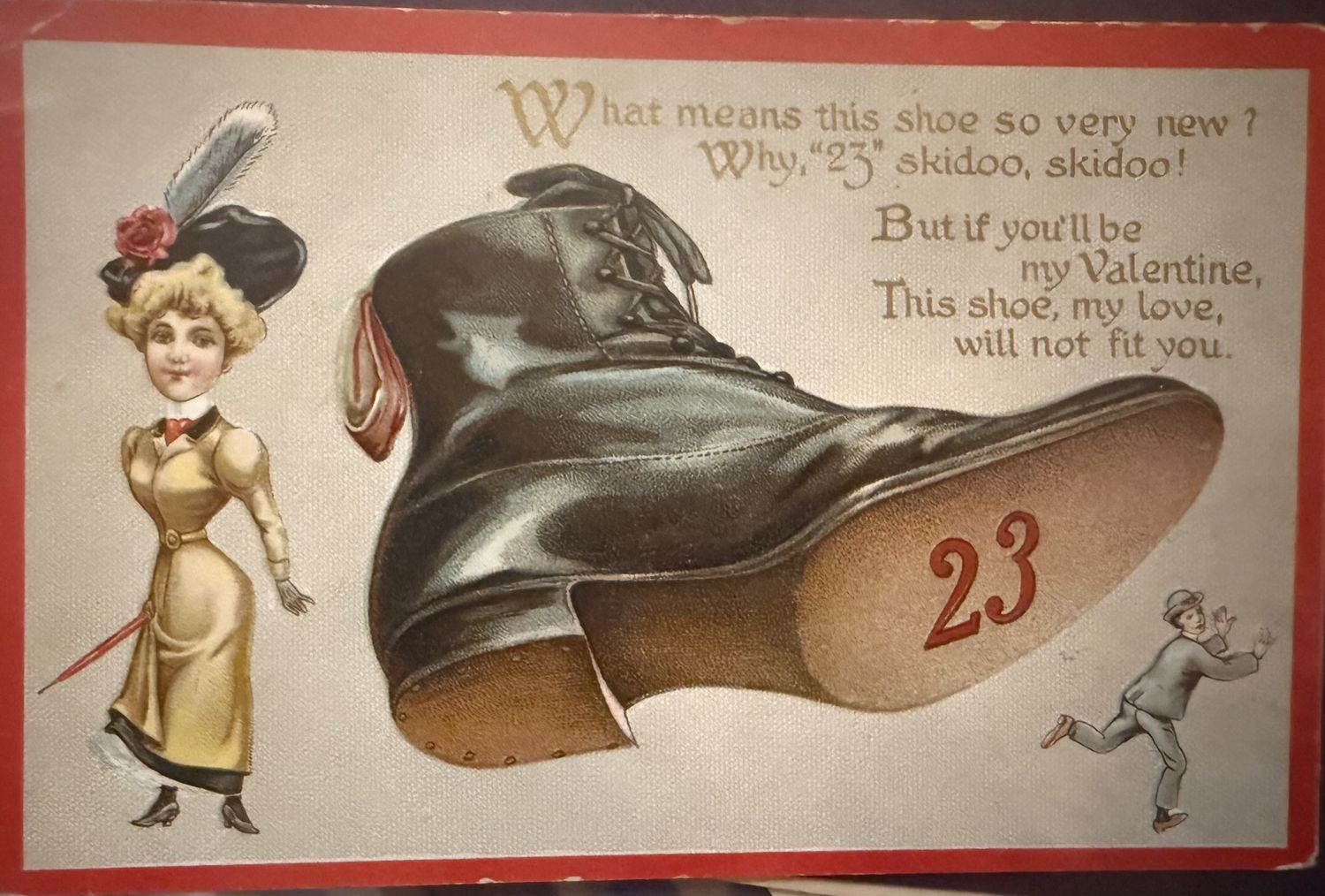 Antique Postcard 1909 Raphael Tuck &quot;Love Tribunes&quot; Card #5