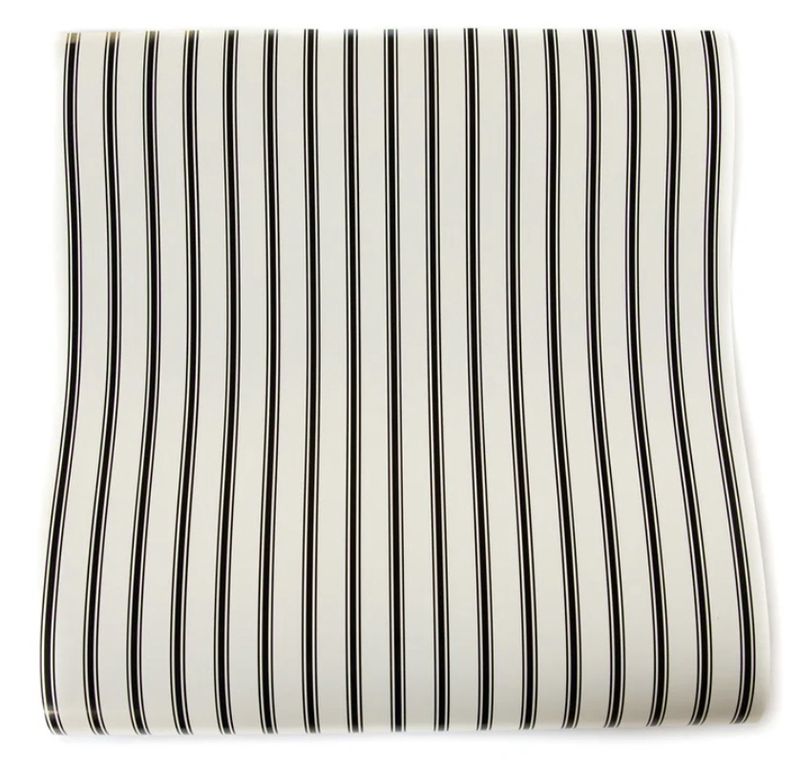 Halloween Black and White Paper Table Runner