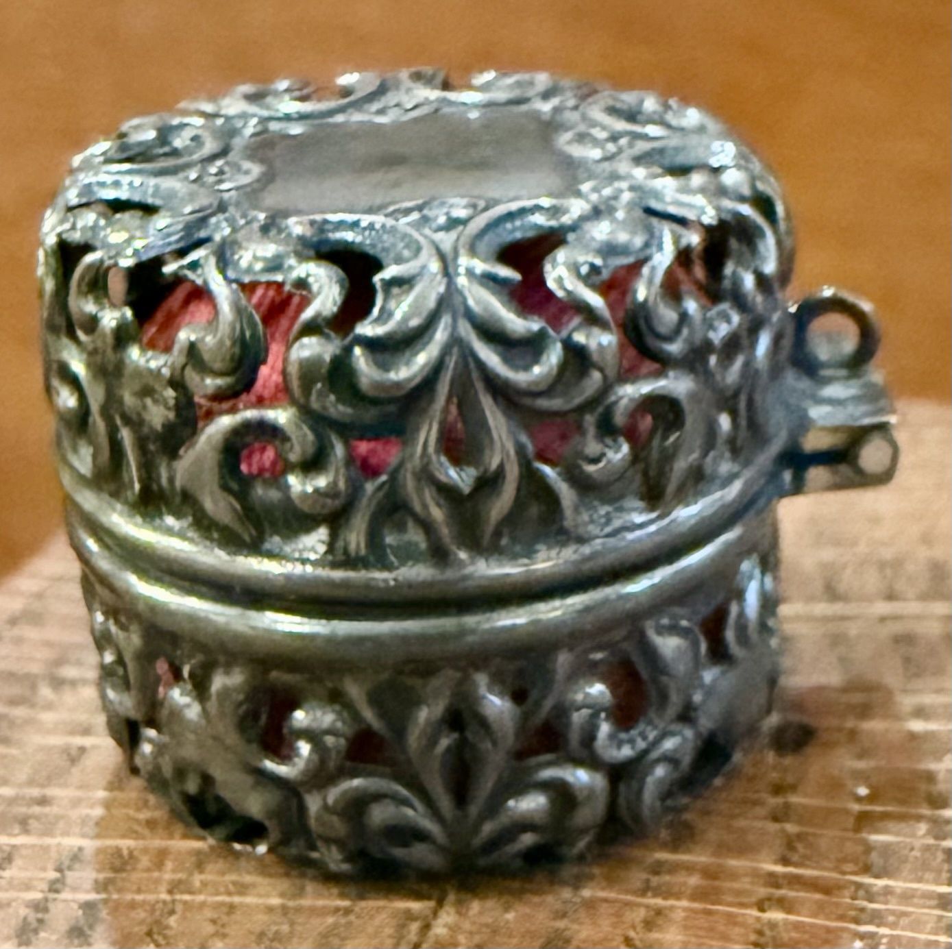 Sterling Pin Cushion-Chatelaine Piece