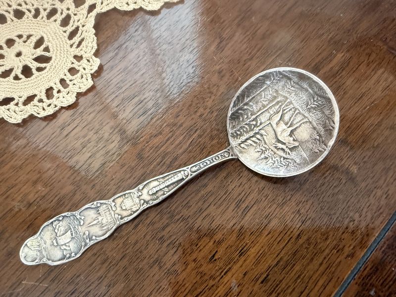 NYSOLV Silverplated "Norge"Mid Century Danish Scandinavian Modern 60gr. Spoon