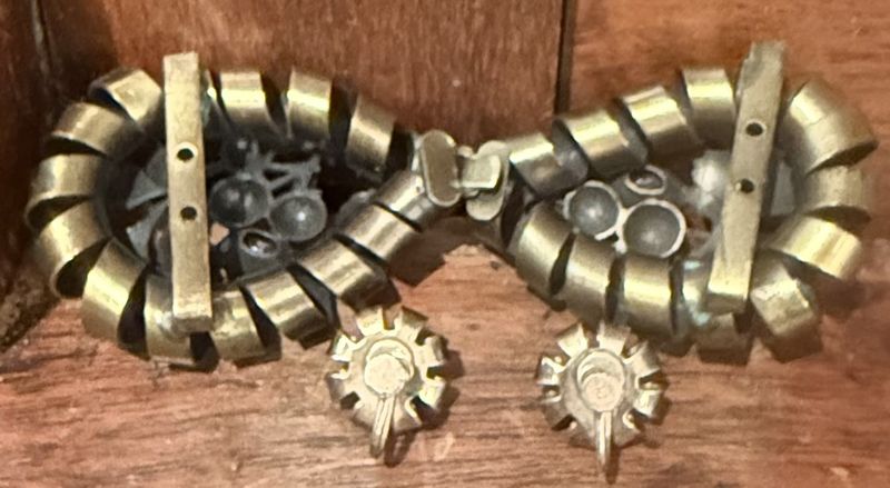 Deco Era Metal and Rhinestone Belt Buckle and Matching Earrings with Organic Berry and Leaf Motif