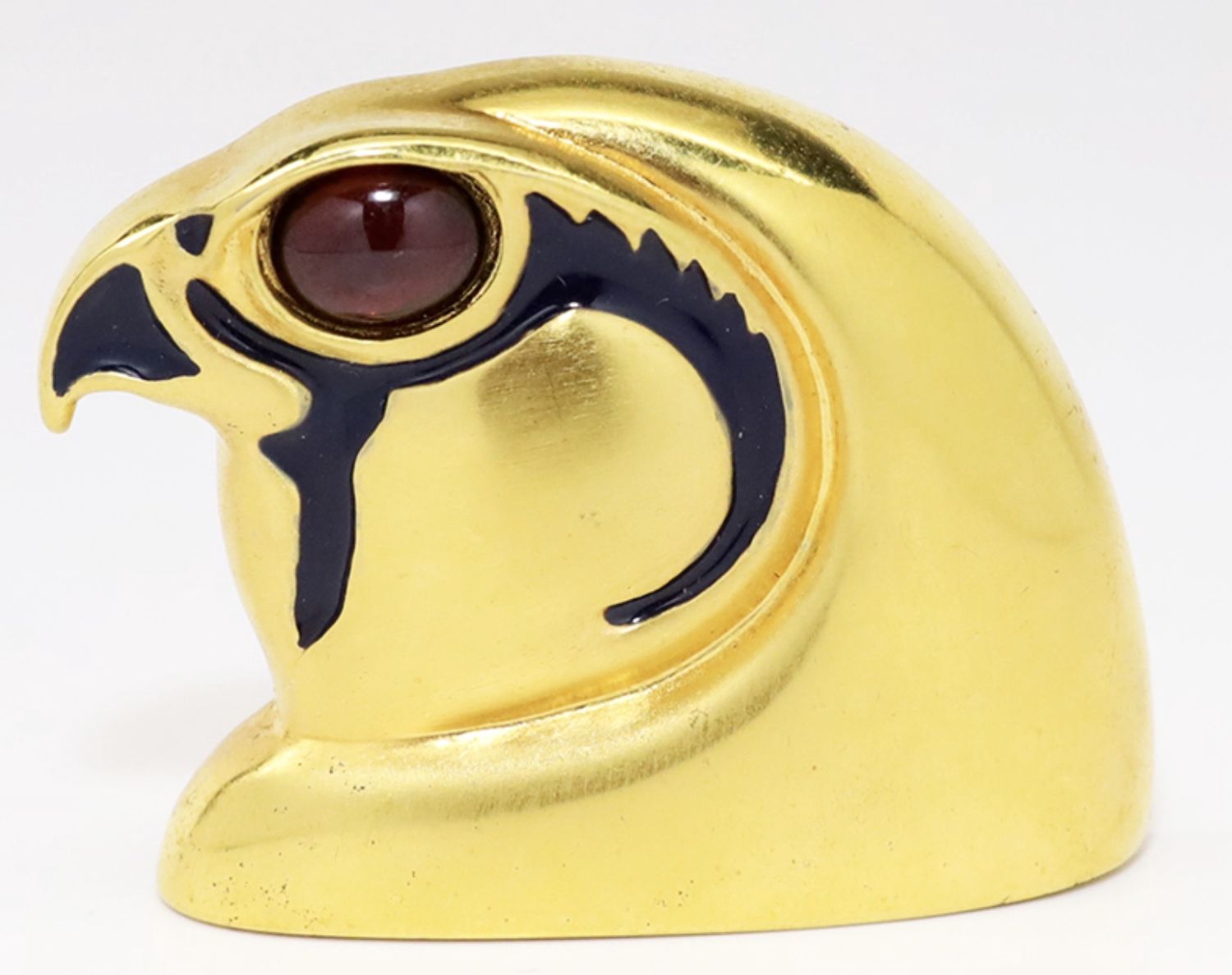 Vintage Signed MMA (Metropolitan Museum of Art) Horus, Egyptian Sky God, Brooch 1.5&quot; long, 1.8&quot; wide