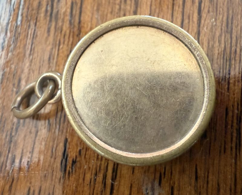 Antique English Gold Filled Compass Fob/Pendant