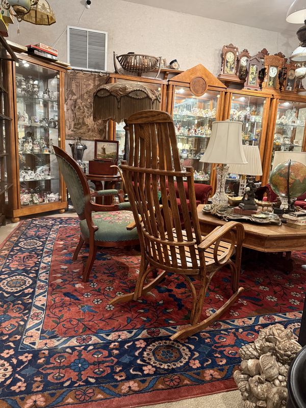 Vintage Bent Wood Oak Rocker