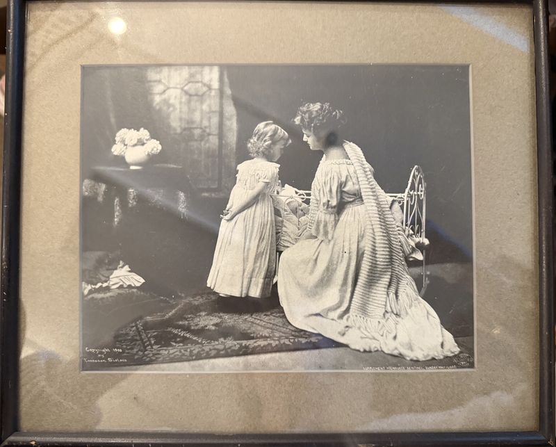 Antique Framed Print Milwaukee Sentinel Supplement 1900 Tonnesen Sisters