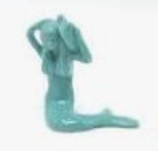 Wade Pottery Miniature Figurine-Blue Mermaid