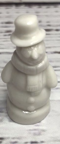 Wade Pottery Miniature Figurine-White Snowman