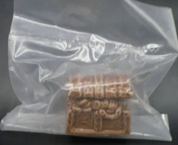 Wade Pottery Miniature Figurine-Brown Treasure Chest