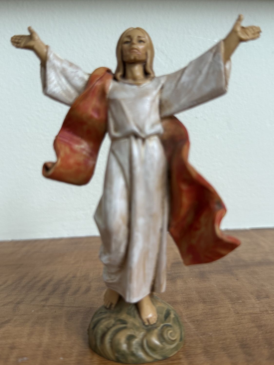 Vintage Italian Plastic Jesus Figurine Fontanini Simonetti