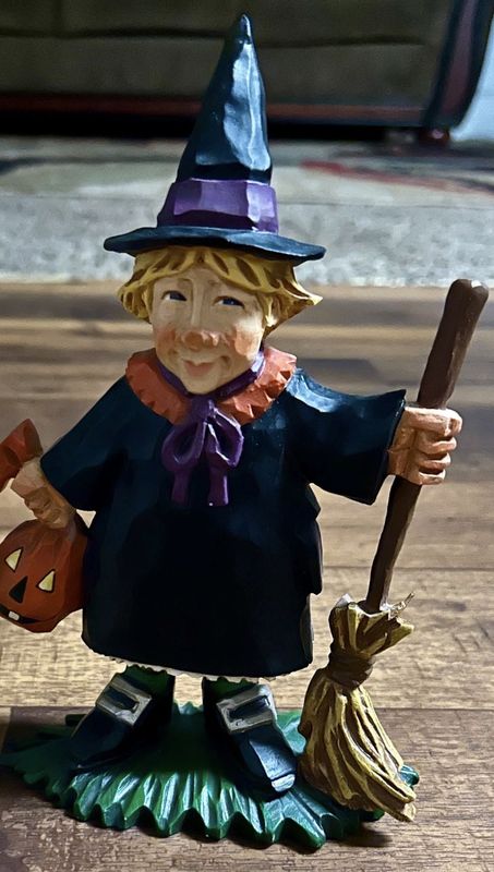 2000 Frykman Halloween Witch Resin