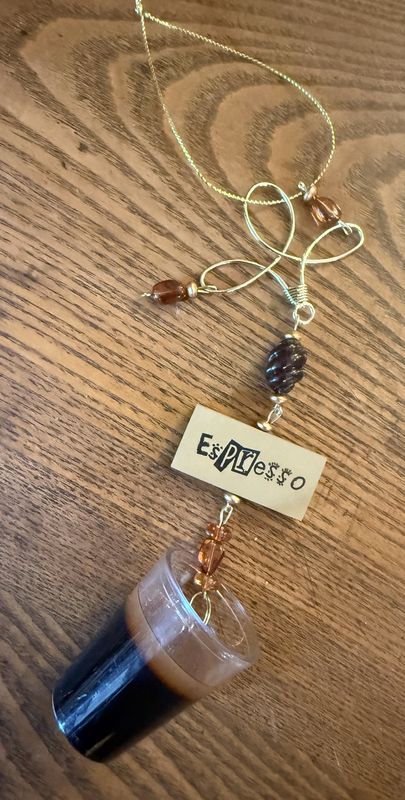 Coffee Drink Ornament Decoration Espresso, Cappuccino, or Mocha