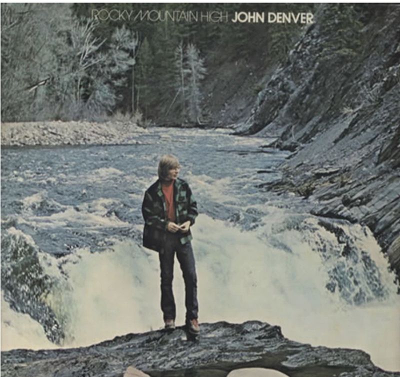 Vintage Record Album Vinyl Rocky Mountain High John Denver