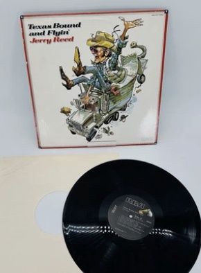 Vintage Record Album Vinyl Texas Bound and Flyin&#39; Jerry Reed