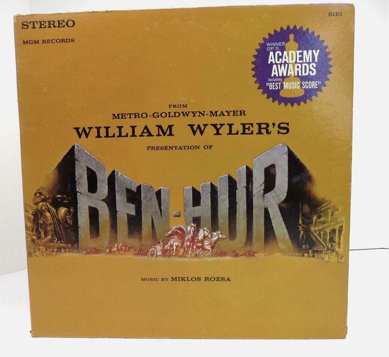 Vintage Record Album Vinyl Ben-Hur Soundtrack