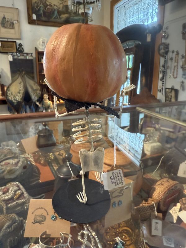 Retired Bethany Lowe Jack O' Lantern Head Skeleton Goblin