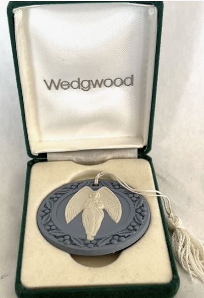 Vintage NOS Wedgwood Angel Christmas Ornament
