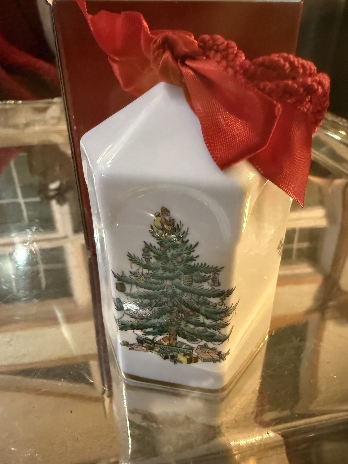 Spode Porcelain Christmas Bell Ornament