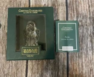 Waterford Marquis Christmas Crystal Ornament Snowman. OR Angel OR Caroler