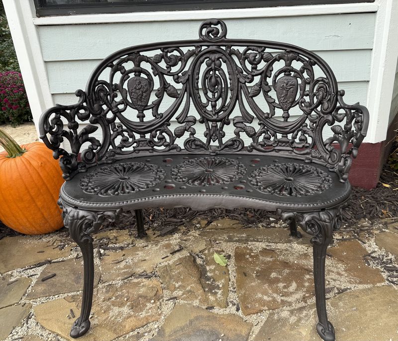 Genuine Victorian Iron Settee-Hand Refurbished Choice