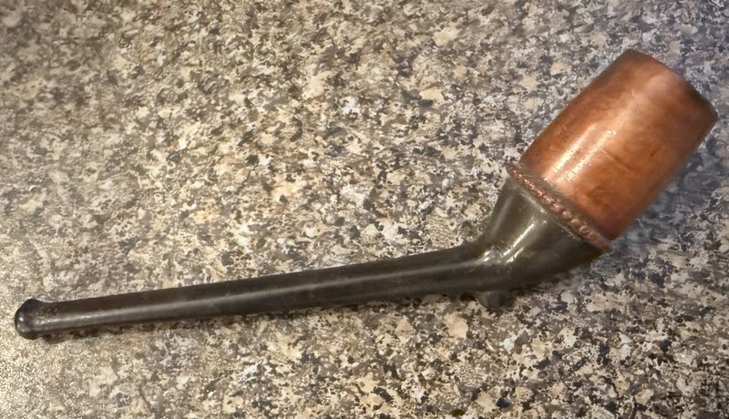 Vintage Tiny Pipe Burled Wood Bowl