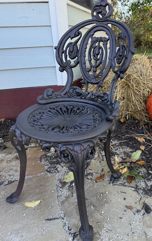 Antique Hart Furniture Iron Garden Chairs EACH