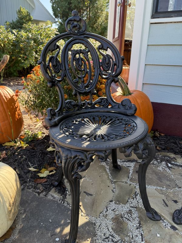Antique Hart Furniture Iron Garden Chairs EACH