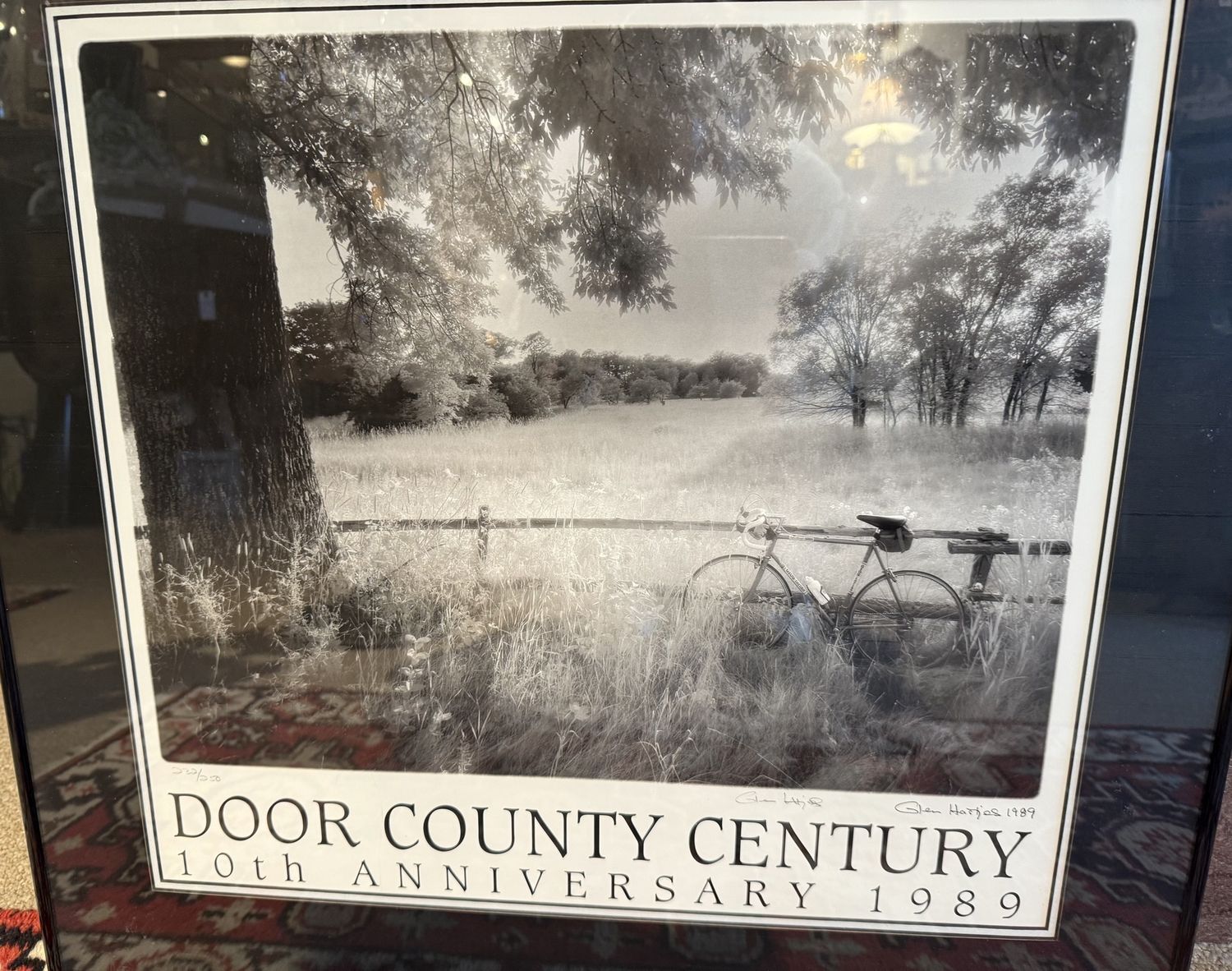 Door County Century 10th Anniversary 1989 Signed and Number Print Matted and Framed