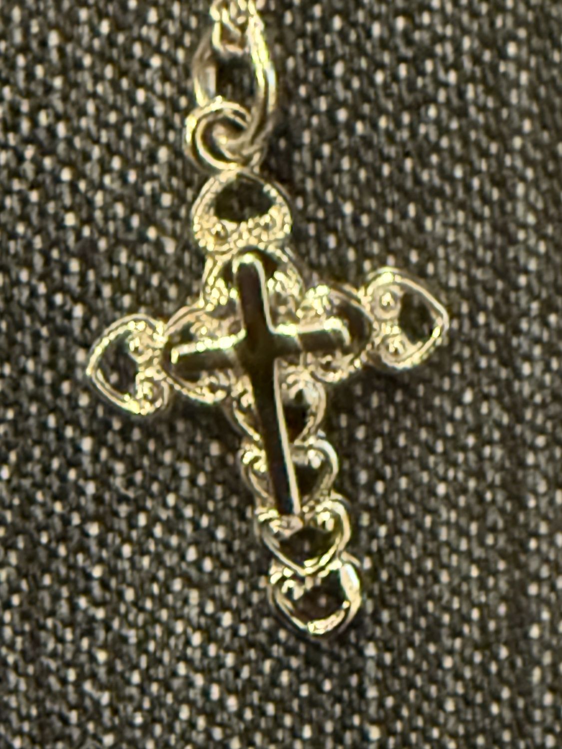 Fine 925 Silver 925 Chain with Small 925 Cross